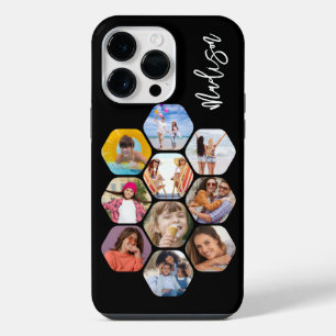 Mehrfach-Foto-Collage Einfach Moderne Personalisie iPhone 14 Pro Max Hülle