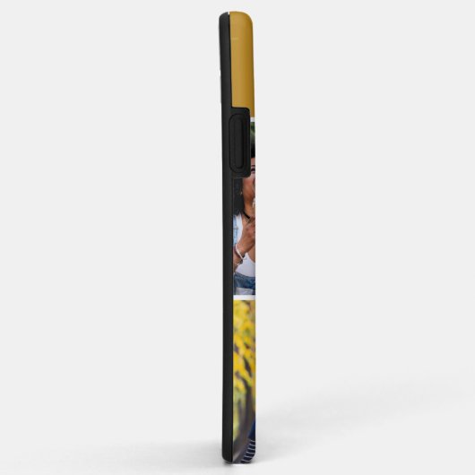 Mehrfach-FotoCollage positives Zitat Mustard Custo Case-Mate iPhone Hülle (Hinten/Rechts)