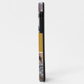 Mehrfach-FotoCollage positives Zitat Mustard Custo Case-Mate iPhone Hülle (Hinten/Links)