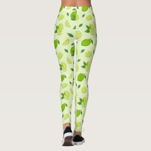 Mehrfach-Lemon-Print Leggings (Rückseite)