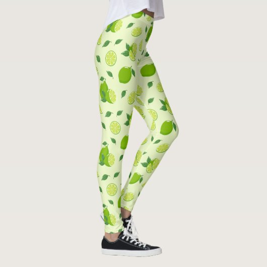 Mehrfach-Lemon-Print Leggings (Rechts)