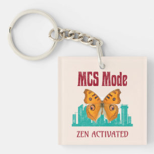 Mehrfache Chemikalienempfindlichkeit Awareness MCS Schlüsselanhänger