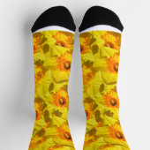 Mehrfache Daffodils Goldmedaille-Blume Socken (Oben)