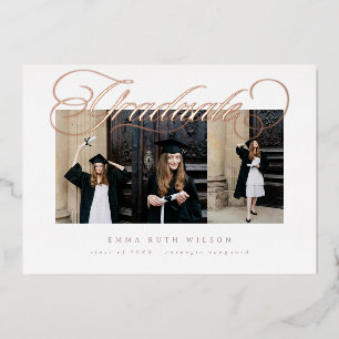 mehrfache elegante kalligrafische Schriftart für A Folieneinladung