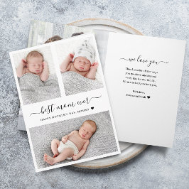 Mehrfache Fotos des Muttertags Karte