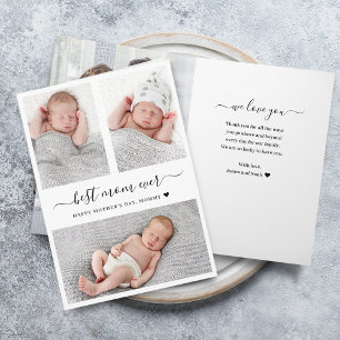 Mehrfache Fotos des Muttertags Karte