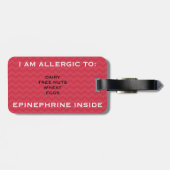 Mehrfache Gepäckanhänger (Rückseite horizontal)