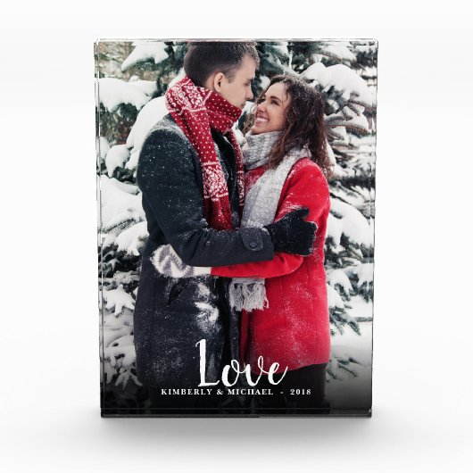 Mehrfache Liebe-Skriptüberlagerung für benutzerdef Fotoblock (Vorderseite)