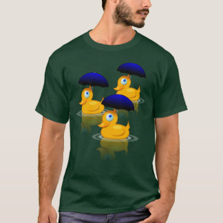 Mehrfache Regenschirm-Enten T-Shirt