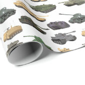 Mehrfache Schlachtzüge Geschenkpapier (Rolleneckpunkt)