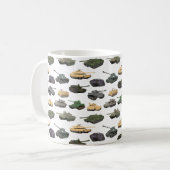 Mehrfache Schlachtzüge Kaffeetasse (Vorderseite Links)