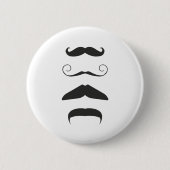 Mehrfacher Schnurrbart Button (Vorderseite)
