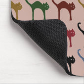 Mehrfachkatzen ~ Tiermuster Mousepad (Ecke)