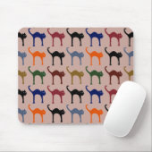 Mehrfachkatzen ~ Tiermuster Mousepad (Mit Mouse)