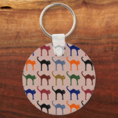 Mehrfachkatzen ~ Tiermuster Schlüsselanhänger (Vorderseite)