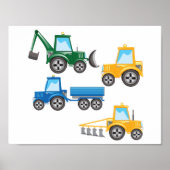 Mehrfachzugmaschinen Poster (Vorne)