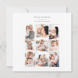 Mehrfamilienfamilie - moderne Ferienkarte Feiertagskarte