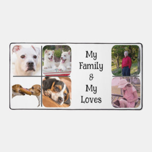 Mehrfamilienhäuser mit Haustieren Schreibtischunterlage