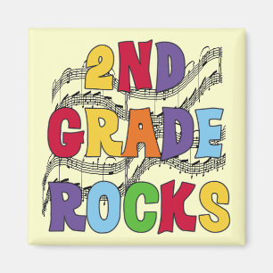 Mehrfarben2. Grad schaukelt T-Shirts und Geschenke Magnet