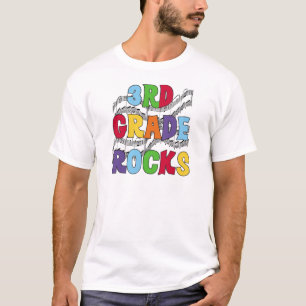 Mehrfarben3. Grad schaukelt T-Shirts und Geschenke