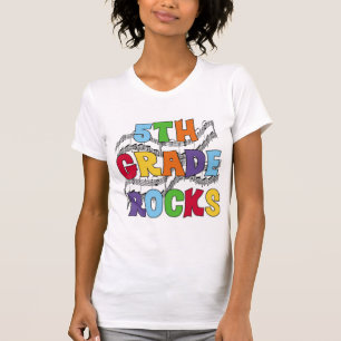 Mehrfarben5. Grad schaukelt T-Shirts und Geschenke