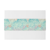 Mehrfarbenblumengekritzel-Muster Einladungsbanderole (Rückseitenbeispiel)