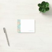 Mehrfarbenblumengekritzel-Muster Post-it Klebezettel (Büro)