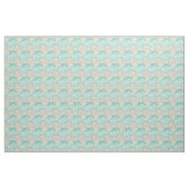 Mehrfarbenblumengekritzel-Muster Stoff (Yard (91,4 cm))