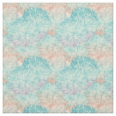 Mehrfarbenblumengekritzel-Muster Stoff (Muster)