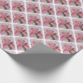 MEHRFARBENES PINK IRIS-WRAPPING-PAPIER GESCHENKPAPIER (Ecke)