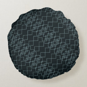 MEHRFARBENES SEAMLESS GEOMETRIC DIAMOND PATTERN RUNDES KISSEN