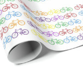 Mehrfarbenfahrrad-Packpapier Geschenkpapier (Rolleneckpunkt)