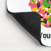 Mehrfarbenfarben-Spritzer-Apple-Lehrer Mousepad (Ecke)