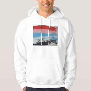 Mehrfarbenfender Hoodie