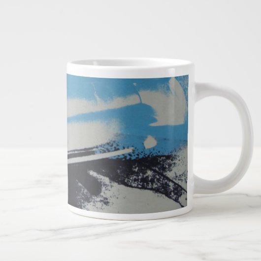 Mehrfarbenfender Jumbo-Tasse (Rechts)