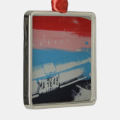 Mehrfarbenfender Silbernes Ornament (Rechts)