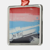 Mehrfarbenfender Silbernes Ornament (Links)