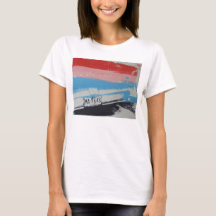 Mehrfarbenfender T-Shirt
