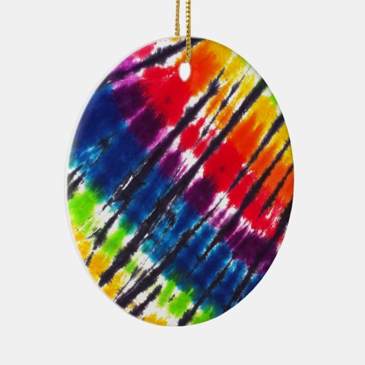 Mehrfarbengefärbte Krawatte Keramikornament (Rechts)