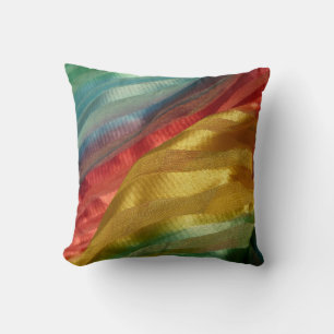 Mehrfarbengewebe Rainbow Kissen