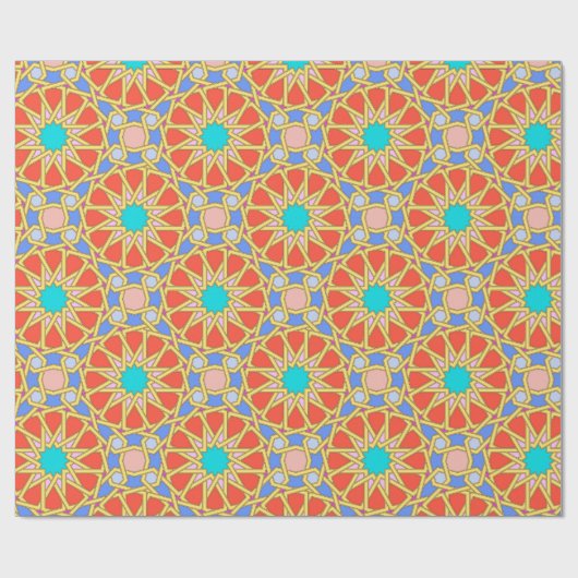 Mehrfarbengranada Geschenkpapier (Flach)