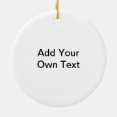 Mehrfarbenheißluft-Ballon Keramik Ornament (Hinten)