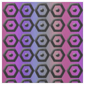 Mehrfarbenhexagon-Baumwollgewebe Stoff (Nahaufnahme)