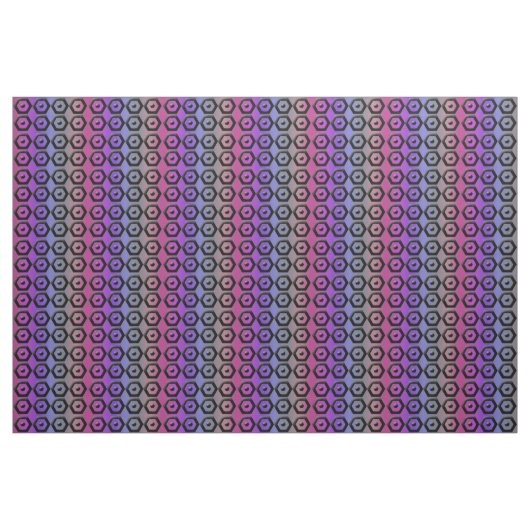 Mehrfarbenhexagon-Baumwollgewebe Stoff (Fat Quarter (45,7 x 55,9 cm))