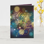 Mehrfarbenkarte Neujahr Karte (Gelbe Blume)