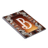 Mehrfarbenleder und elegante Spitzen Rustikale Hoc Notizblock (Rechte Seite)