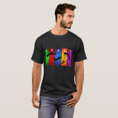Mehrfarbenmit fallschirm abspringenemblem T-Shirt (Vorne ganz)