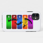 Mehrfarbenmit fallschirm abspringeniPhone 5 Kasten Case-Mate iPhone Hülle (Rückseite (Horizontal))