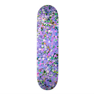 Mehrfarbenmosaik-moderner Korn-Glitzer #6 Skateboard