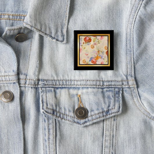 Mehrfarbenmuster Geschenkartikel Button (Beispiel)